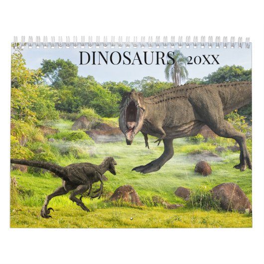 Dinosaurier Tyrannosaurus Raptor Jurassic jedes Ja Kalender (Titelbild)