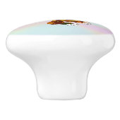 Dinosaurier über Hologramm Keramikknauf (Seitenansicht)