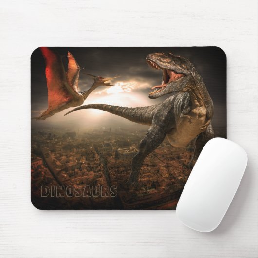 Dinosaurier Überleben Mousepad (Mit Mouse)