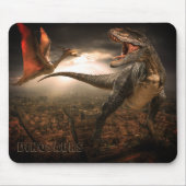 Dinosaurier Überleben Mousepad (Vorne)