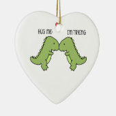 Dinosaurier umarmt keramik ornament (Rechts)