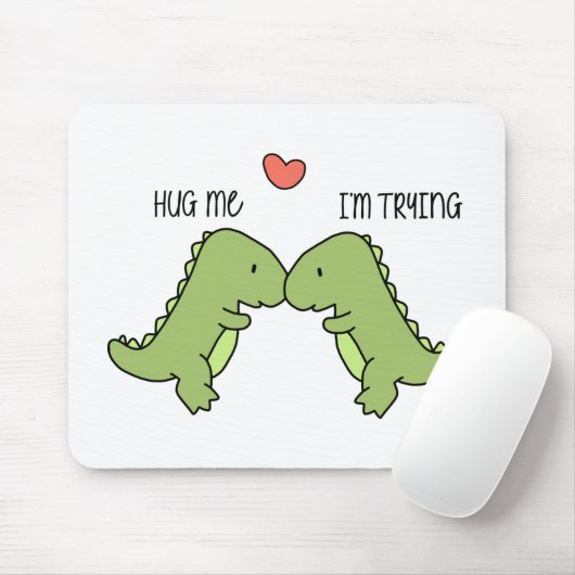Dinosaurier umarmt mousepad (Mit Mouse)
