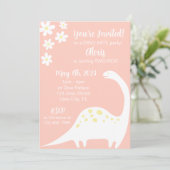 Dinosaurier und Daisy's Einladung (Stehend Vorderseite)