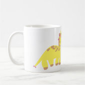Dinosaurier und eine GIRAFFE Kaffeetasse (Links)