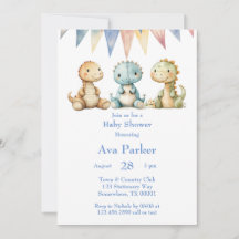 Dinosaurier und Friends Boy Baby Dusche