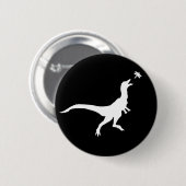 Dinosaurier- und Libellen-Knopf Button (Vorne & Hinten)