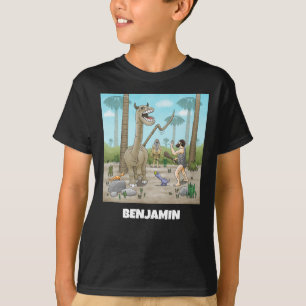 Dinosaurier- und Steinzeit-Party T-Shirt