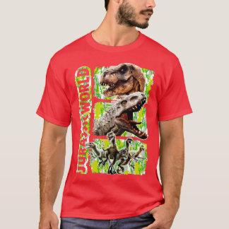Dinosaurier Unleashed TRex Indominus Rex und Veloc T-Shirt