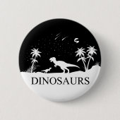 Dinosaurier unter den Sternen Button (Vorderseite)