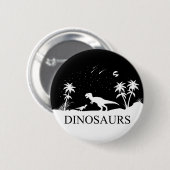 Dinosaurier unter den Sternen Button (Vorne & Hinten)