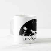 Dinosaurier unter den Sternen Kaffeetasse (Vorderseite Links)