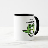 Dinosaurier-Valentine Tasse (VorderseiteRechts)