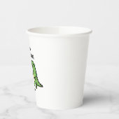 Dinosaurier valentines Papiertasse Pappbecher (Links)