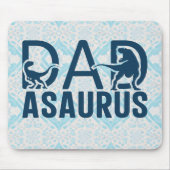 Dinosaurier Vater Vater Asaurus Dino Lover T Rex V Mousepad (Vorne)