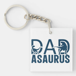 Dinosaurier Vater Vater Asaurus Dino Lover T Rex V Schlüsselanhänger