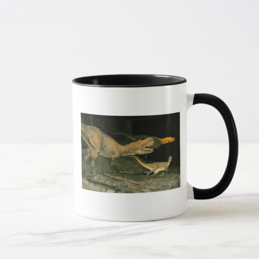 Dinosaurier-Verfolgungs-Tasse Tasse (Rechts)