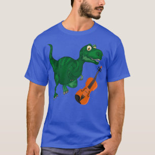 Dinosaurier Violin Funny Good Dinosaur Violin T-Shirt