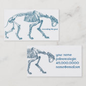 Dinosaurier-Visitenkarte Visitenkarte (Vorne/Hinten)
