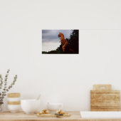 Dinosaurier wandern noch immer durch die Erde Poster (Küche)