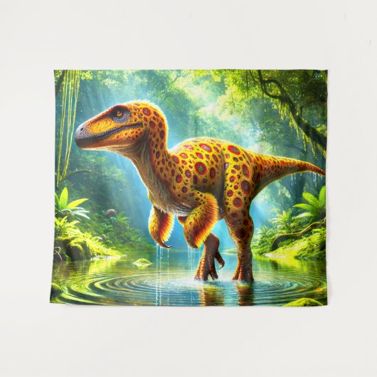 Dinosaurier Wandteppich (Vorderseite (Horizontal))