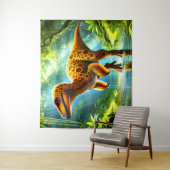 Dinosaurier Wandteppich (Beispiel)