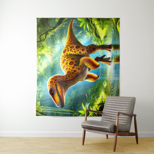 Dinosaurier Wandteppich (Beispiel)