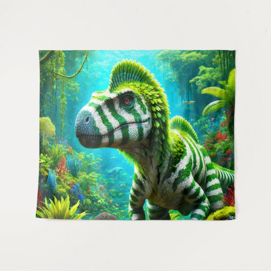 Dinosaurier Wandteppich (Vorderseite (Horizontal))