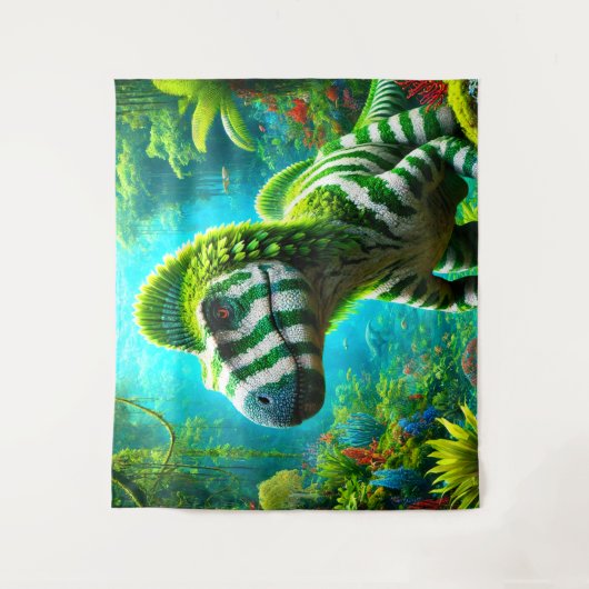 Dinosaurier Wandteppich (Vorderseite)