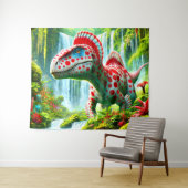 Dinosaurier Wandteppich (Beispiel (Horizontal))