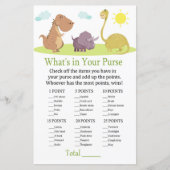 Dinosaurier Was ist in deinem Handyspiel Babydusch (Vorderseite)