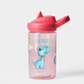 Dinosaurier Wasserflasche, Kinder Niedliches Dino Trinkflasche (Links)