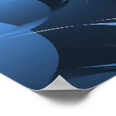 Dinosaurier Wedgewood Niedliches Fraktal für Coole Poster (Ecke)