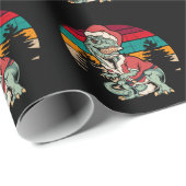 Dinosaurier Weihnachten Geschenkpapier (Rolleneckpunkt)