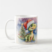 Dinosaurier Weihnachten Kaffeetasse (Links)