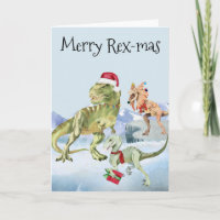 Dinosaurier Weihnachten Tyrannosaurier Raptor Froh