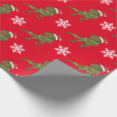 Dinosaurier Weihnachten Weihnachten Weihnachten Di Geschenkpapier (Ecke)