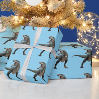 DINOSAURIER-WEIHNACHTS-GESCHENKPAPIER GESCHENKPAPIER