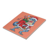 Dinosaurier Weihnachts Weihnachtsmann T rex Boys M Fliese (Seite)