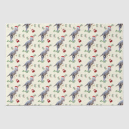 Dinosaurier Weihnachtszettel Seidenpapier