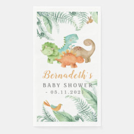 Dinosaurier Wild Baby Shower Napkins Serviette