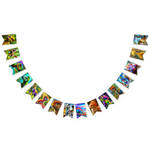 Dinosaurier Wimpelkette