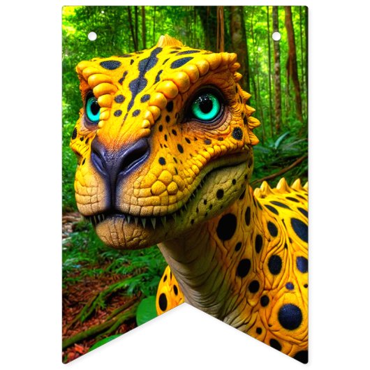 Dinosaurier Wimpelkette (Erste Fahne)