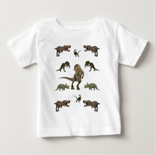 Dinosaurier Wrapping Paper Baby T-shirt