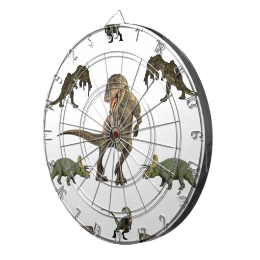 Dinosaurier Wrapping Paper Dartscheibe (Vorderseite rechts)