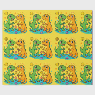 Dinosaurier Wrapping Paper 🦖 🎁 Geschenkpapier