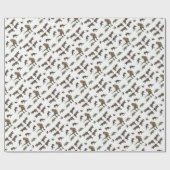 Dinosaurier Wrapping Paper Geschenkpapier (Flach)