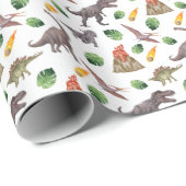 Dinosaurier Wrapping Paper Geschenkpapier (Rolleneckpunkt)