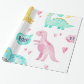 Dinosaurier Wrapping Paper Geschenkpapier (Ungerollt)