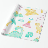 Dinosaurier Wrapping Paper Geschenkpapier (Ungerollt)