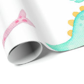Dinosaurier Wrapping Paper Geschenkpapier (Rolleneckpunkt)